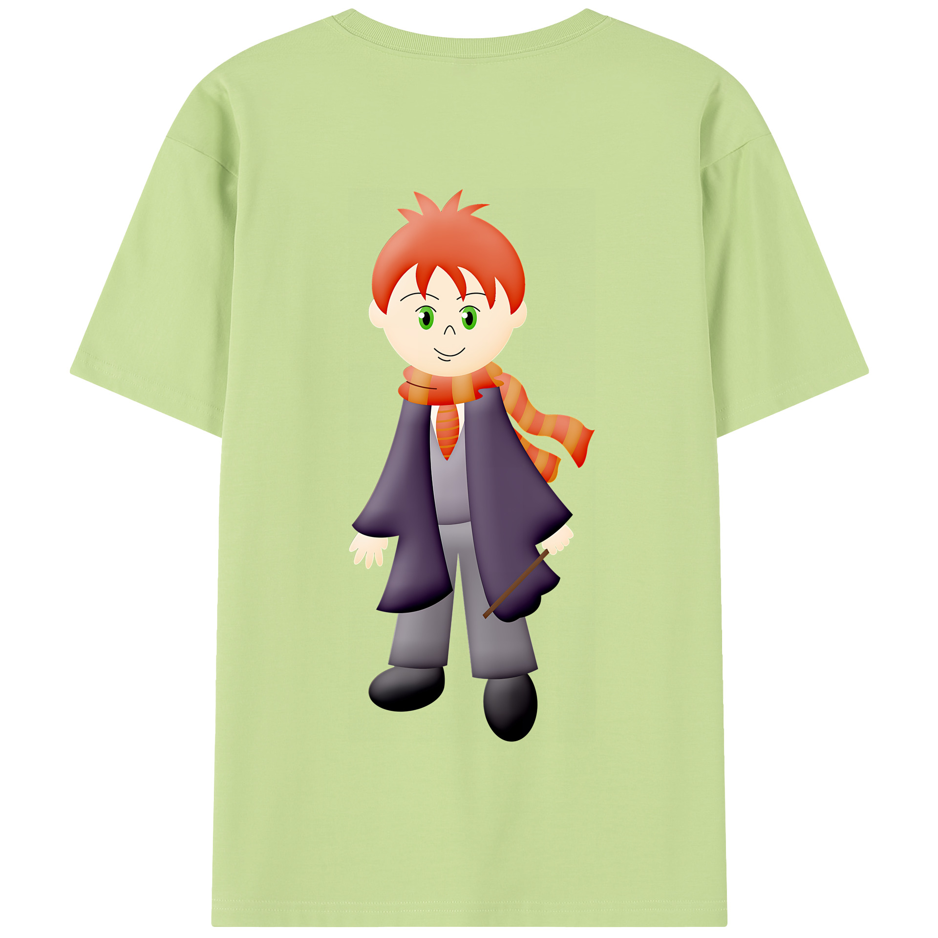 （画像用） Harry Potter ハリー・ポッターシリーズ 綿100％半袖Tシャツ（背面プリント）
